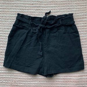 HAVE - Black Large Cotton Shorts